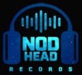 Nod Head Records - Logo Headphones Blue OuterGlow - Socials Page